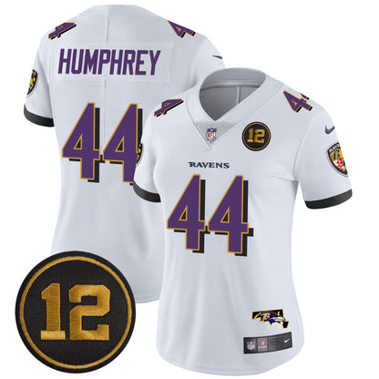 Women's Ravens Jacoby Jones Patch Vapor Limited Jersey - All Stitched