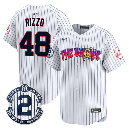 New York Yankees The Bronx Graffiti Vapor Premier Limited Jersey V7 - All Stitched