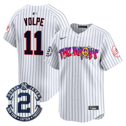 New York Yankees The Bronx Graffiti Vapor Premier Limited Jersey V7 - All Stitched