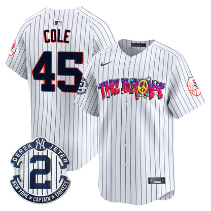 New York Yankees The Bronx Graffiti Vapor Premier Limited Jersey V7 - All Stitched