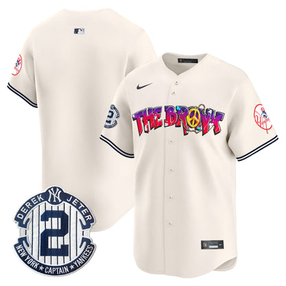 New York Yankees The Bronx Graffiti Vapor Premier Limited Jersey V7 - All Stitched