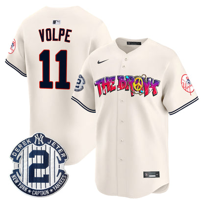 New York Yankees The Bronx Graffiti Vapor Premier Limited Jersey V7 - All Stitched