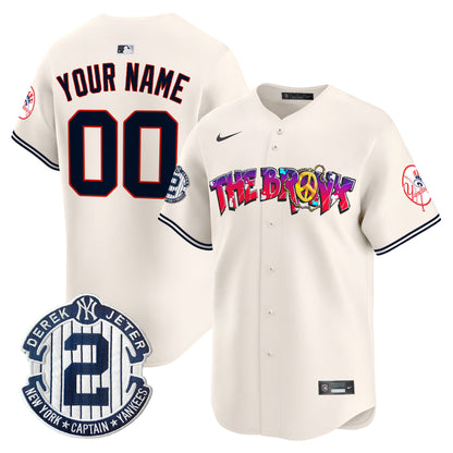 New York Yankees The Bronx Graffiti Vapor Premier Limited Custom Jersey V7 - All Stitched