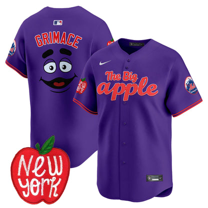 Mets The Big Apple Vapor Premier Limited Jersey - All Stitched