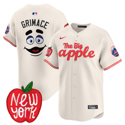 Mets The Big Apple Vapor Premier Limited Jersey - All Stitched