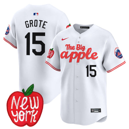 Mets The Big Apple Vapor Premier Limited Jersey - All Stitched