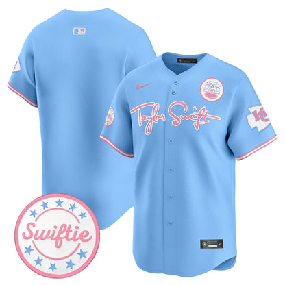 Chiefs Taylor Swift Bubblegum Pink Vapor Premier Limited Jersey - All Stitched