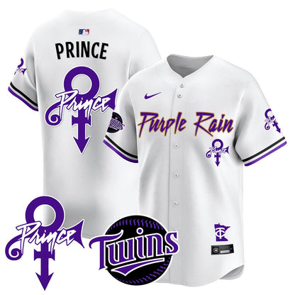 Men's Minnesota Twins Prince Patch Vapor Premier Limited Jersey N1 - All Stitched