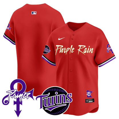 Men's Minnesota Twins Prince Patch Vapor Premier Limited Jersey N1 - All Stitched