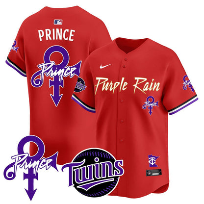 Men's Minnesota Twins Prince Patch Vapor Premier Limited Jersey N1 - All Stitched