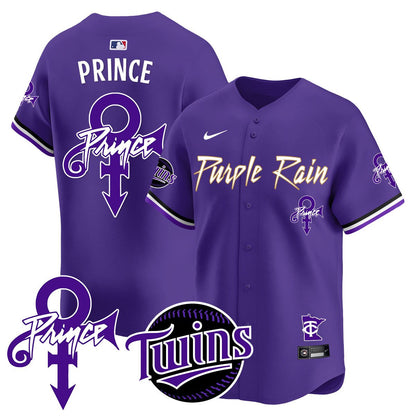 Men's Minnesota Twins Prince Patch Vapor Premier Limited Jersey N1 - All Stitched