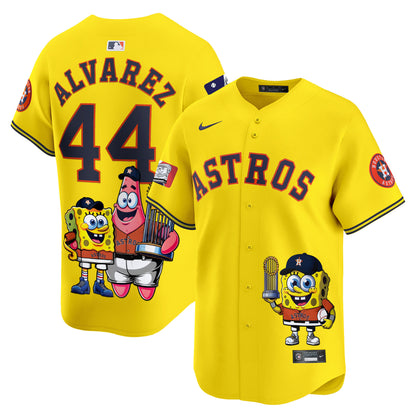 Astros SpongeBob SquarePants Vapor Premier Limited Jersey - Printed