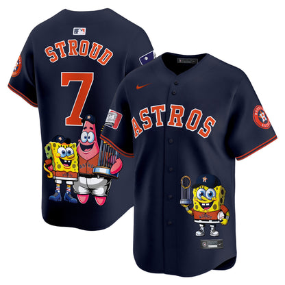 Astros SpongeBob SquarePants Vapor Premier Limited Jersey - Printed