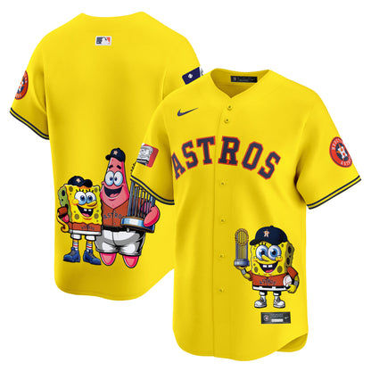 Astros SpongeBob SquarePants Vapor Premier Limited Jersey - Printed