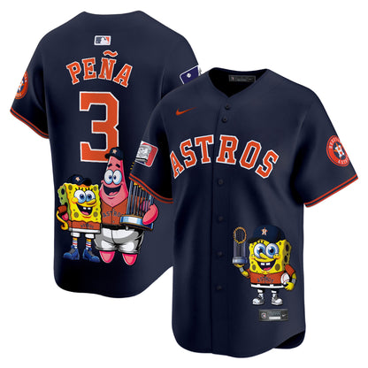 Astros SpongeBob SquarePants Vapor Premier Limited Jersey - Printed