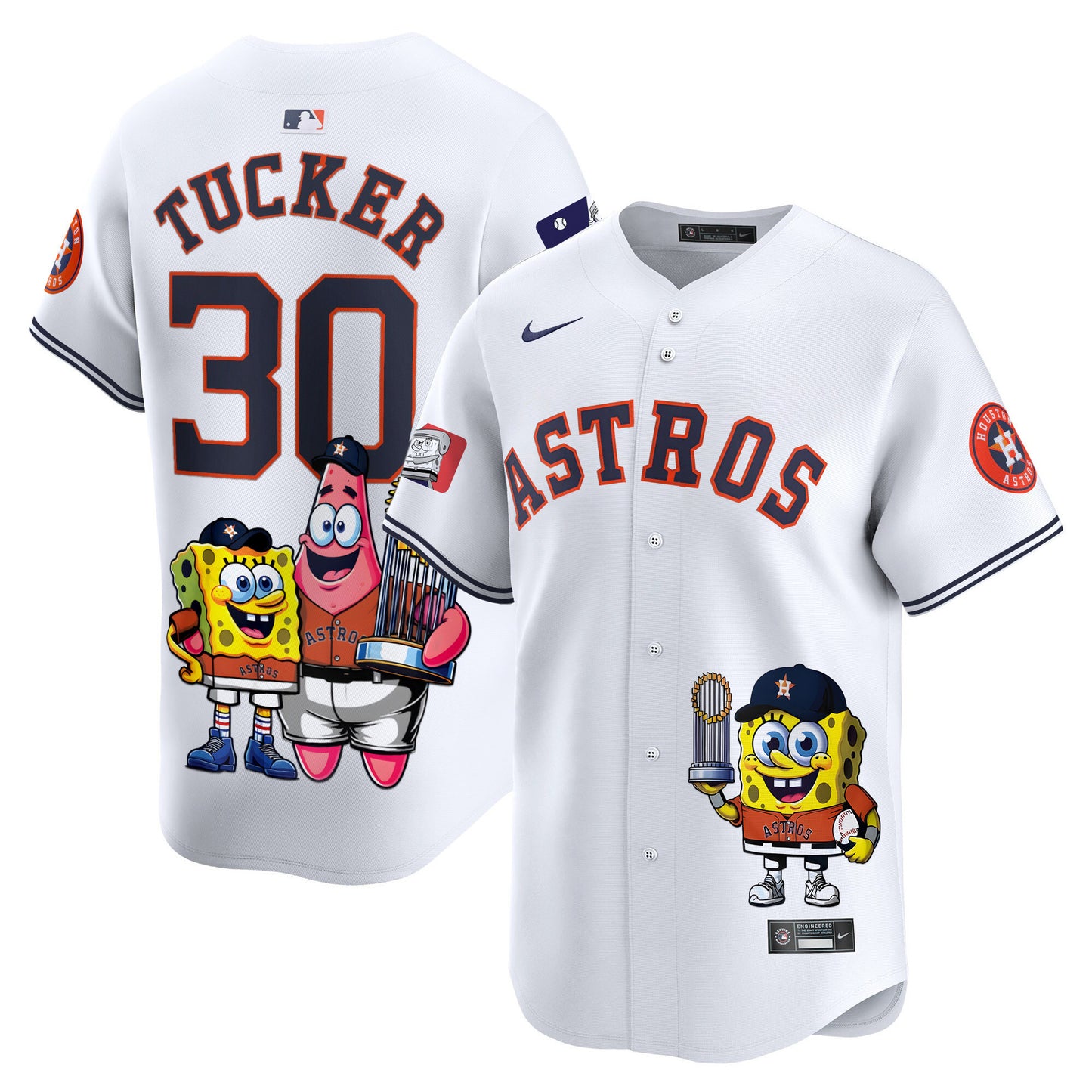 Astros SpongeBob SquarePants Vapor Premier Limited Jersey - Printed