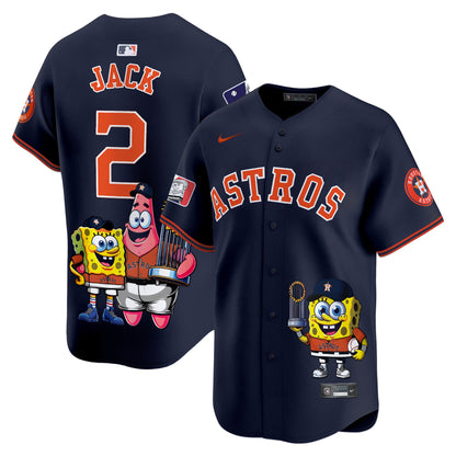 Astros SpongeBob SquarePants Vapor Premier Limited Jersey - Printed