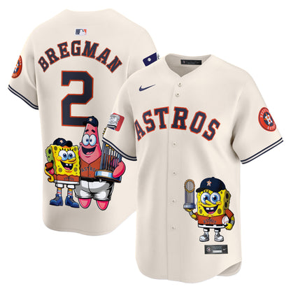 Astros SpongeBob SquarePants Vapor Premier Limited Jersey - Printed