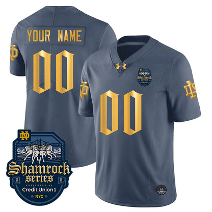 Custom Notre Dame 2024 Shamrock Series Uniform - All Stitched