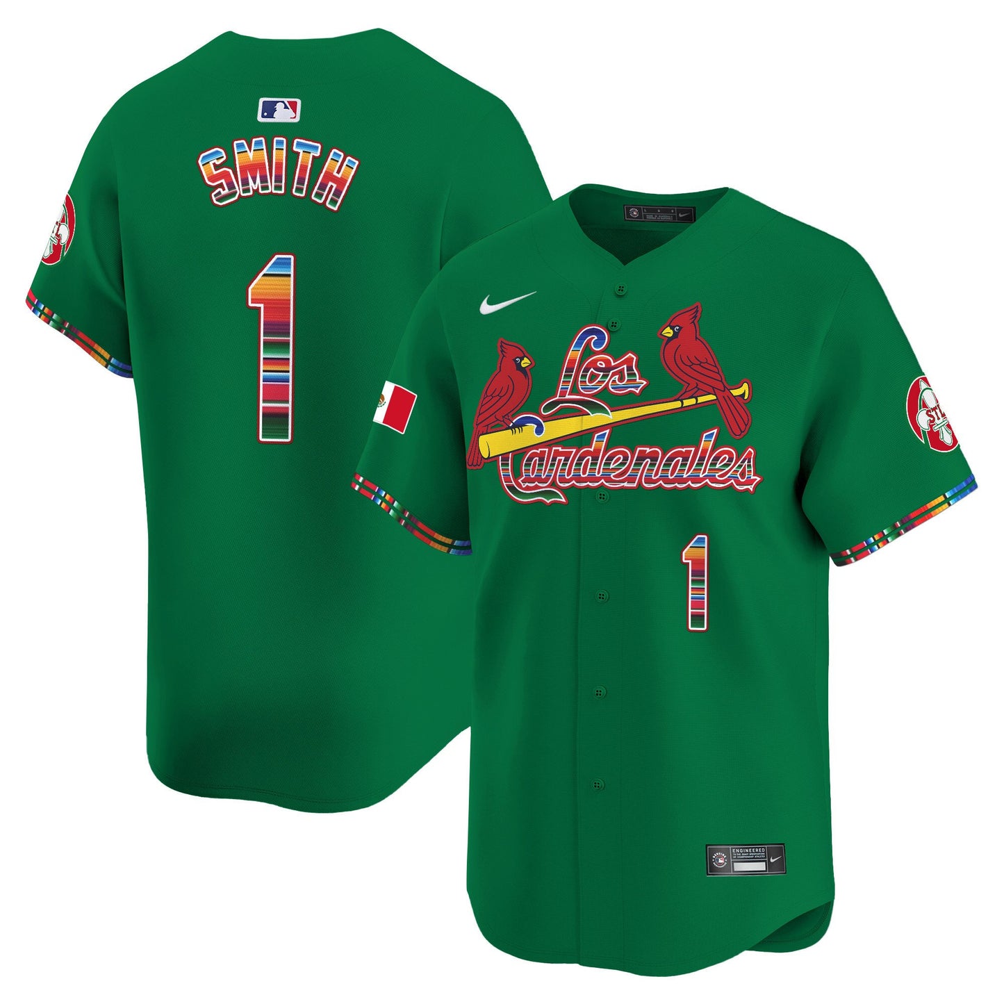 St. Louis Cardinals Fiesta Cardenales Vapor Premier Limited Jersey - All Stitched