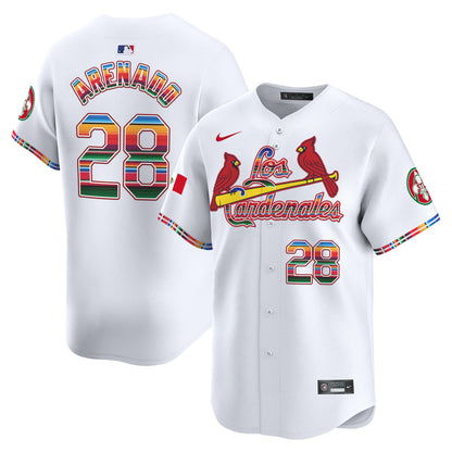 St. Louis Cardinals Fiesta Cardenales Vapor Premier Limited Jersey - All Stitched