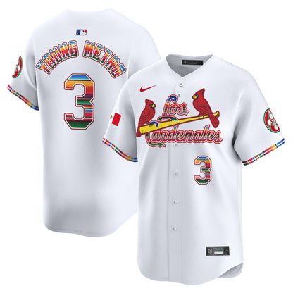 St. Louis Cardinals Fiesta Cardenales Vapor Premier Limited Jersey - All Stitched