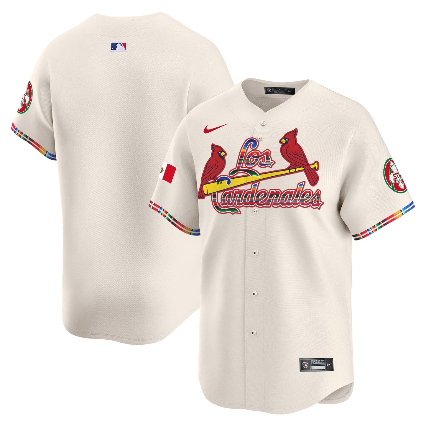 St. Louis Cardinals Fiesta Cardenales Vapor Premier Limited Jersey - All Stitched