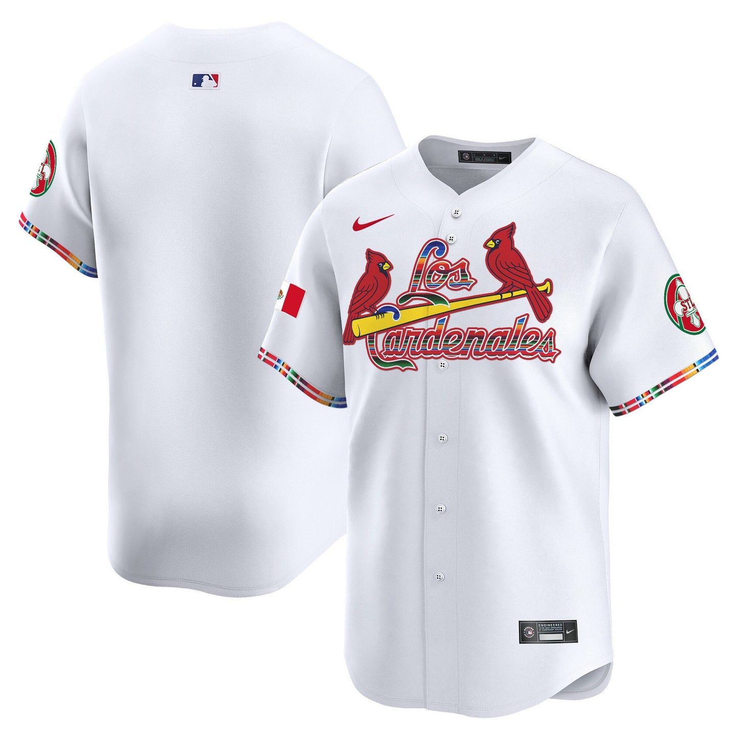 St. Louis Cardinals Fiesta Cardenales Vapor Premier Limited Jersey - All Stitched