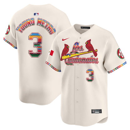 St. Louis Cardinals Fiesta Cardenales Vapor Premier Limited Jersey - All Stitched