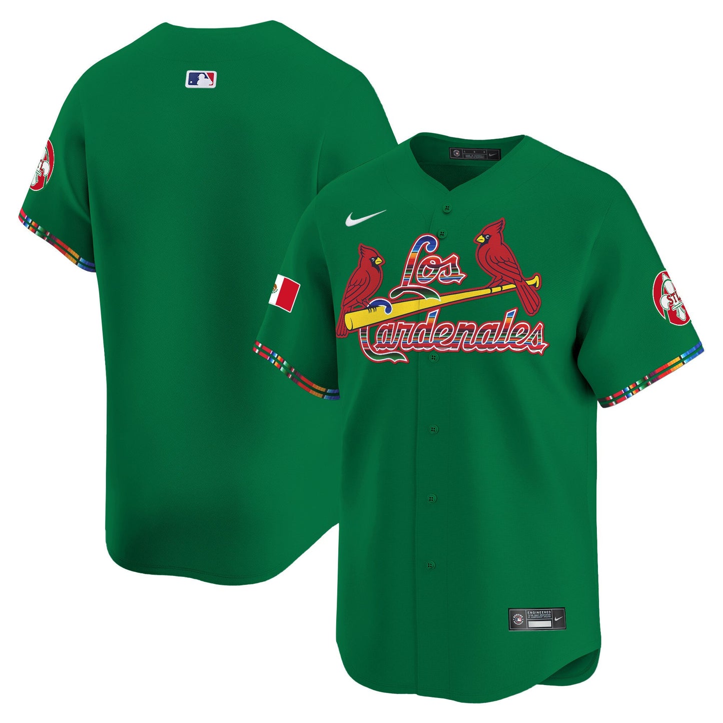 St. Louis Cardinals Fiesta Cardenales Vapor Premier Limited Jersey - All Stitched