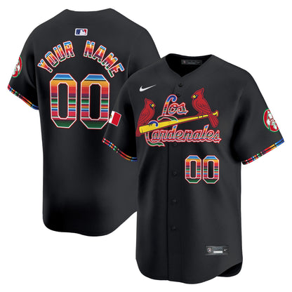 St. Louis Cardinals Fiesta Cardenales Vapor Premier Limited Custom Jersey - All Stitched