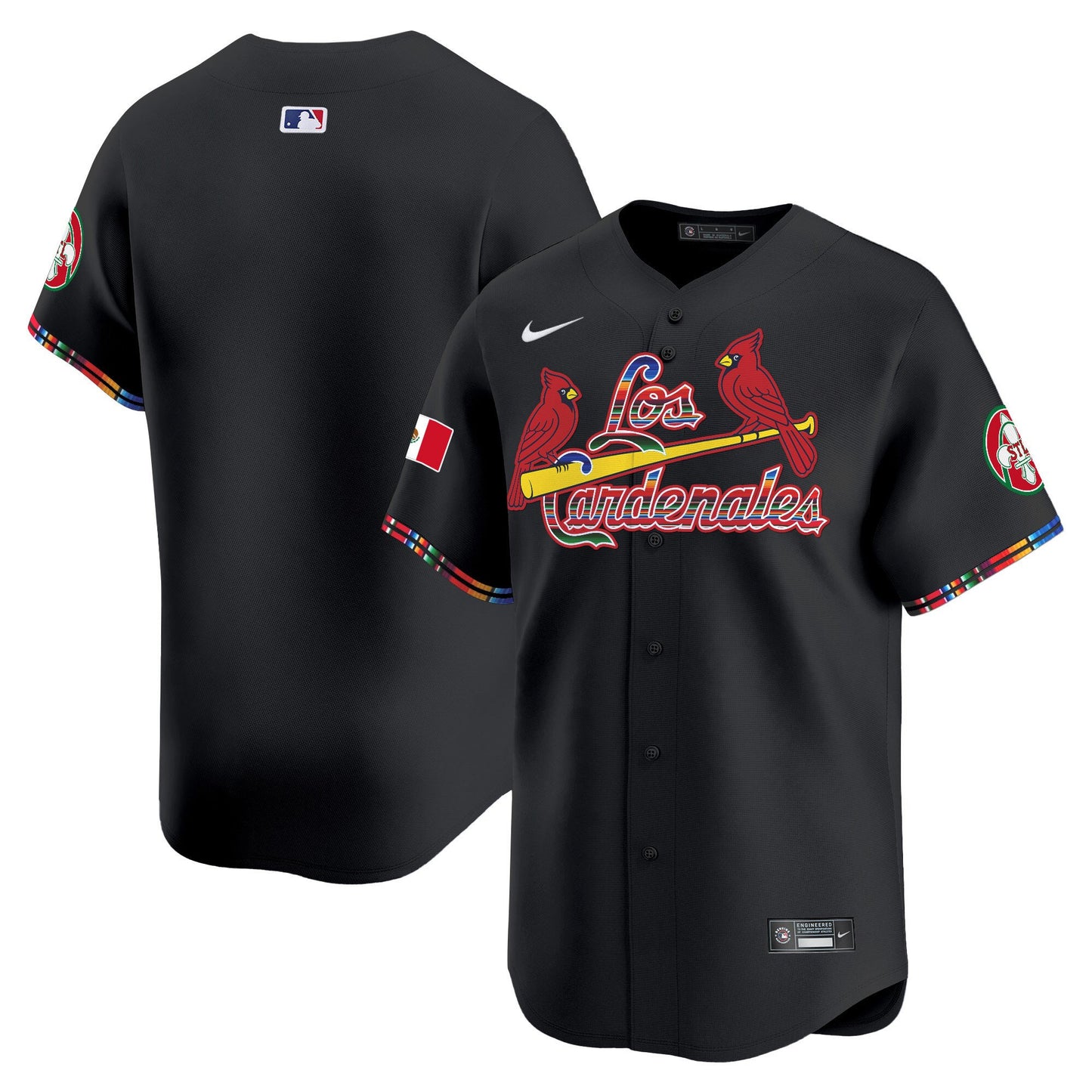 St. Louis Cardinals Fiesta Cardenales Vapor Premier Limited Jersey - All Stitched