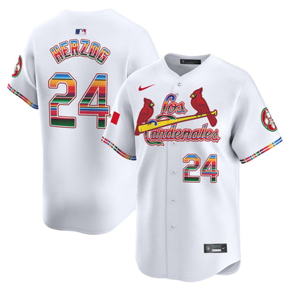 St. Louis Cardinals Fiesta Cardenales Vapor Premier Limited Jersey - All Stitched