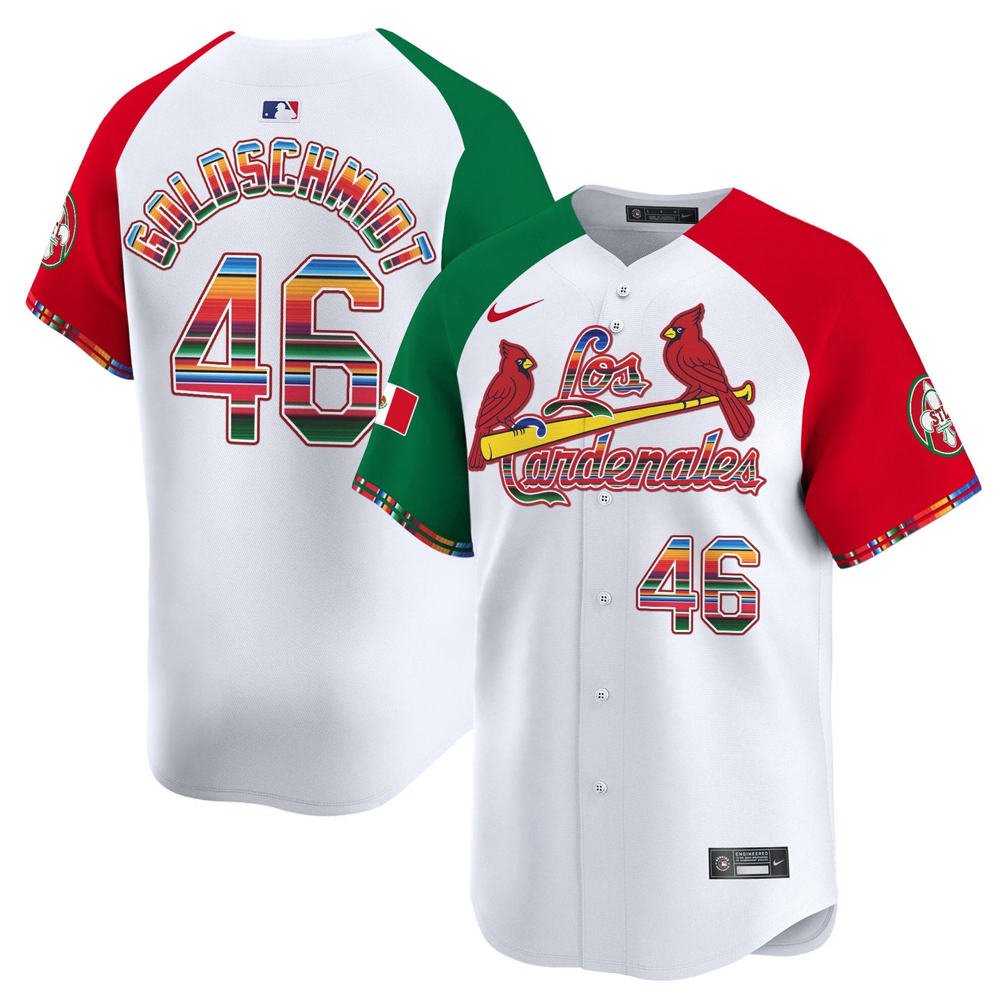 St. Louis Cardinals Fiesta Cardenales Vapor Premier Limited Jersey - All Stitched