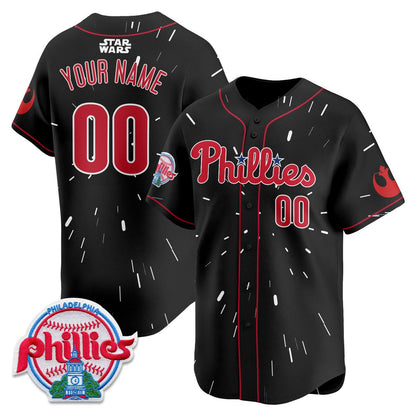 Custom Name/Gender Phillies Star Wars Night Jersey