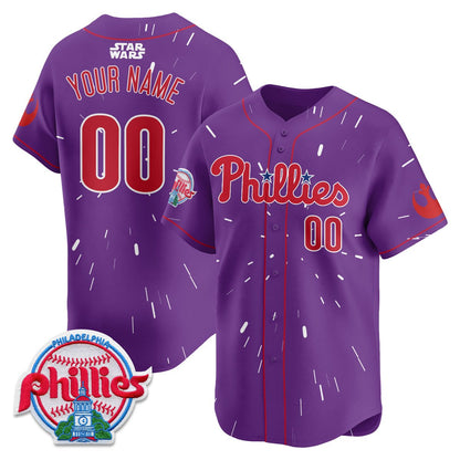 Custom Name/Gender Phillies Star Wars Night Jersey