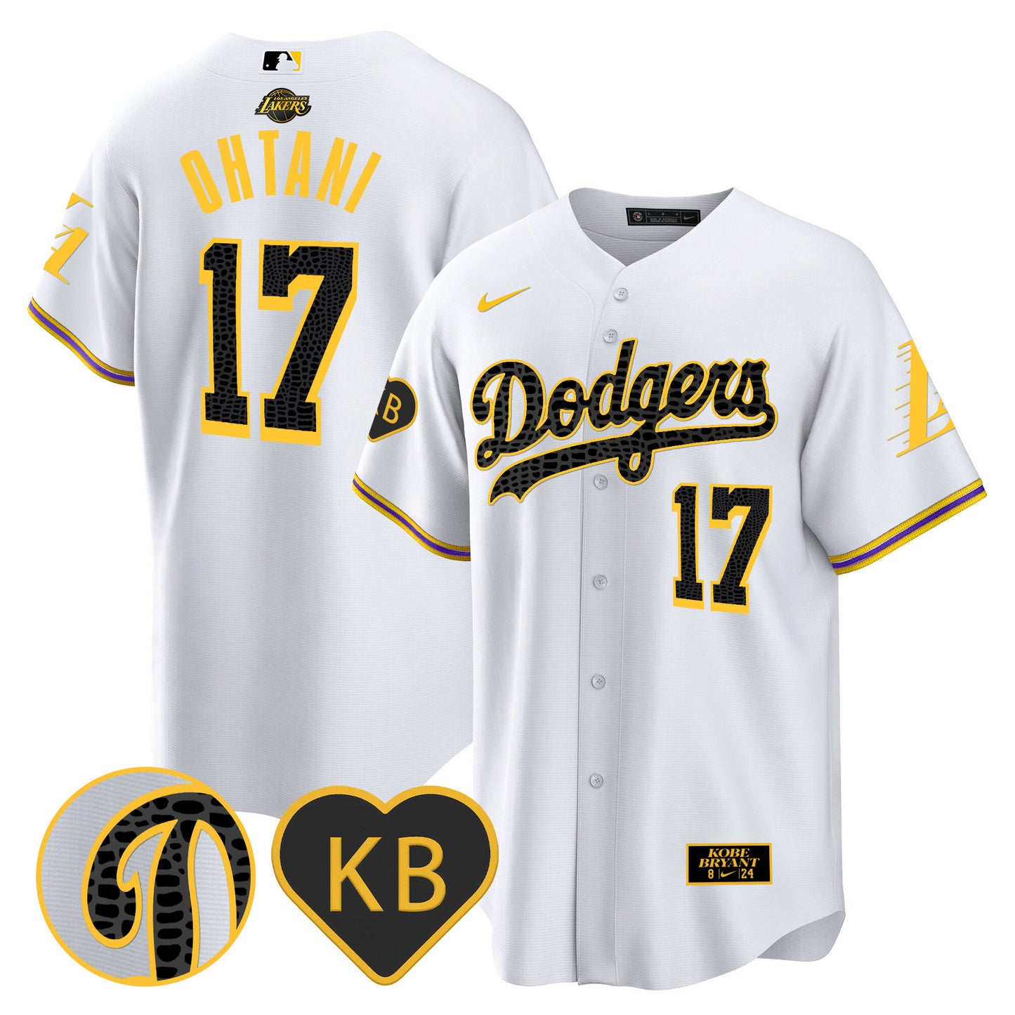 Dodgers 2024 Mamba Baseball Jersey - All Stitched