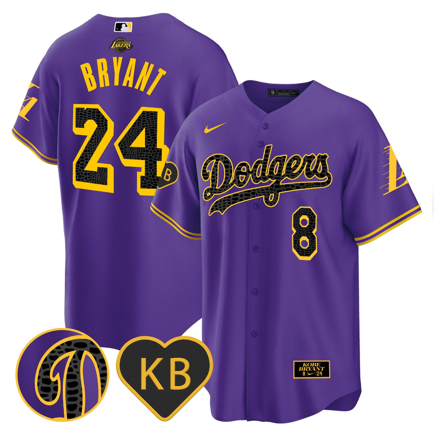 Dodgers 2024 Mamba Baseball Jersey - All Stitched