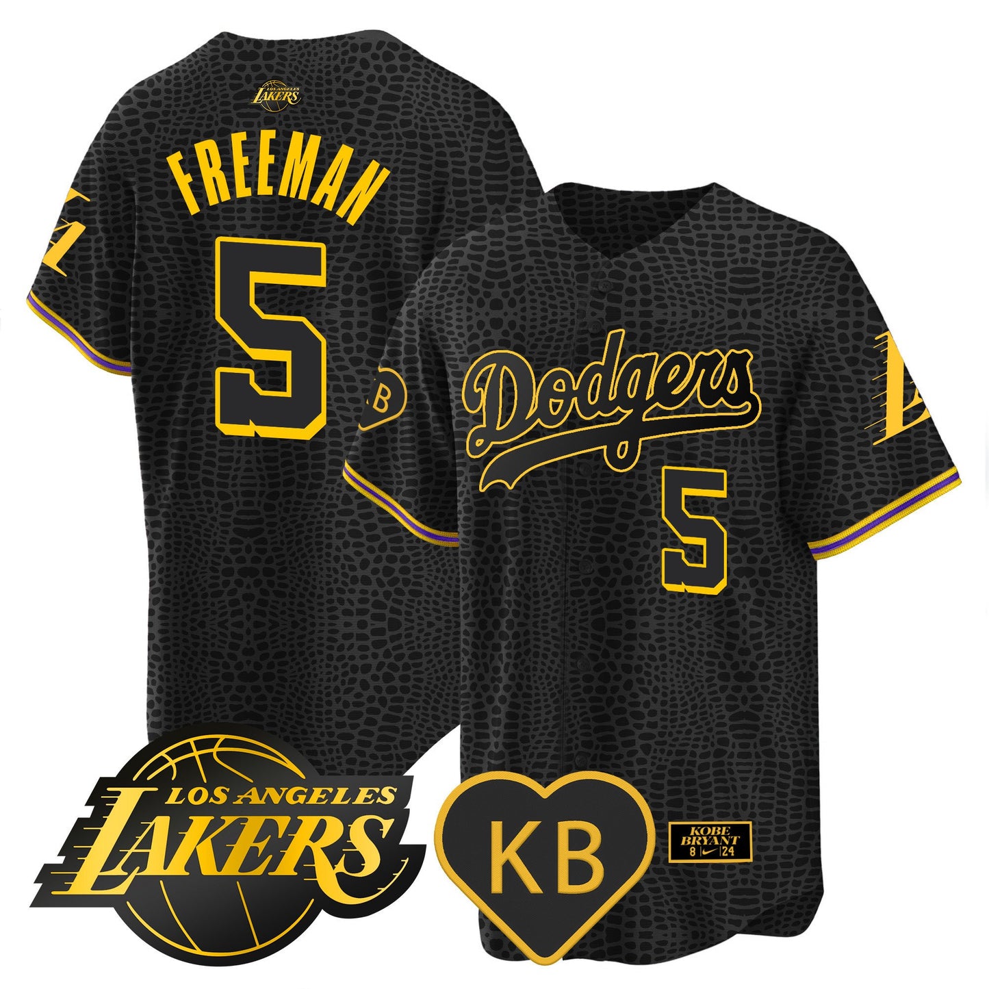 Dodgers 2024 Mamba Baseball Jersey - All Stitched