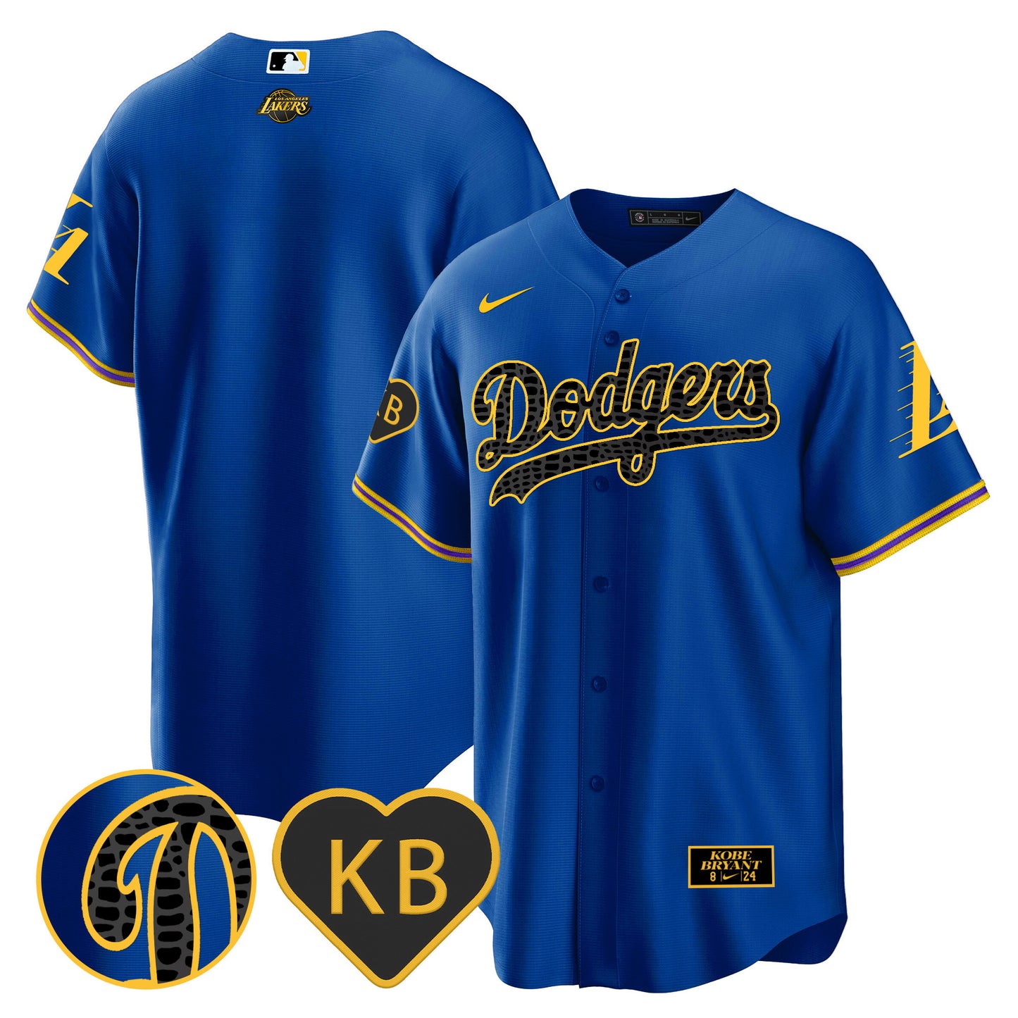 Dodgers 2024 Mamba Baseball Jersey - All Stitched