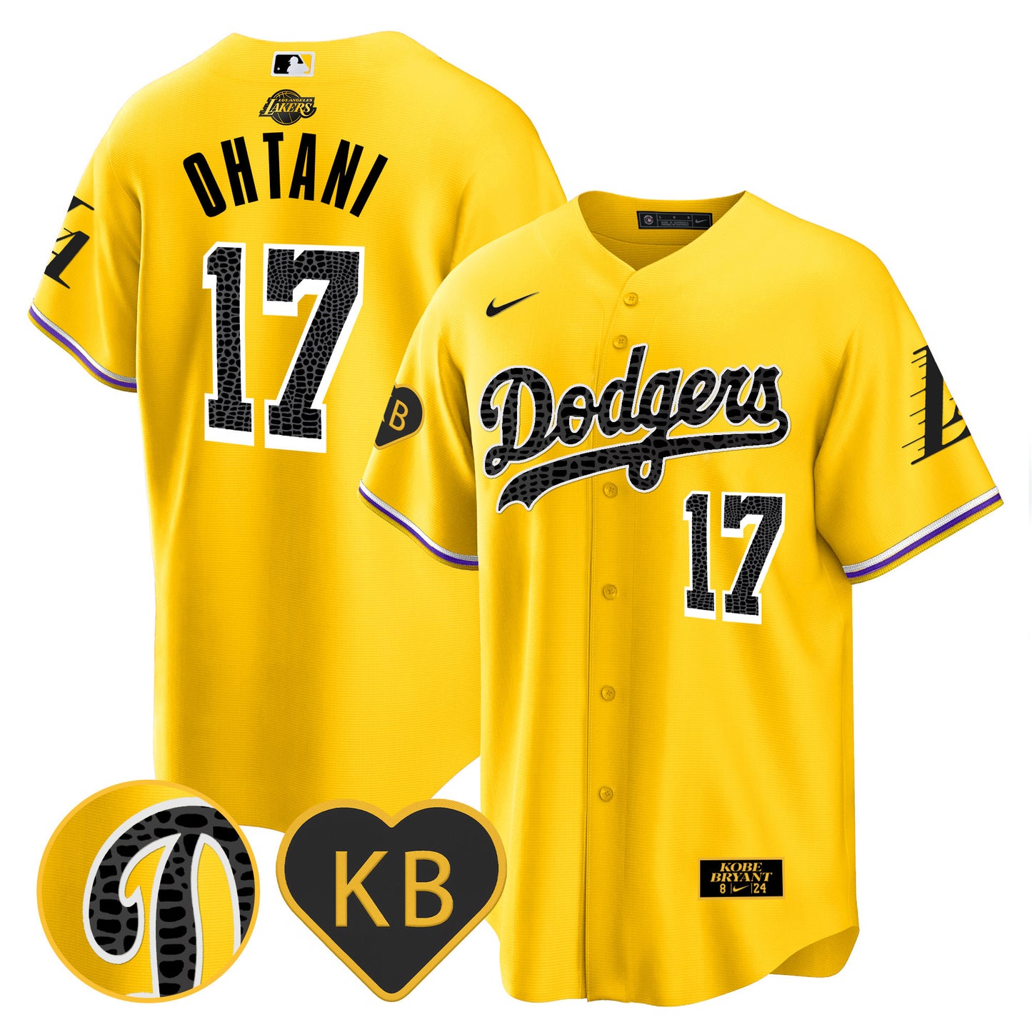 Dodgers 2024 Mamba Baseball Jersey - All Stitched