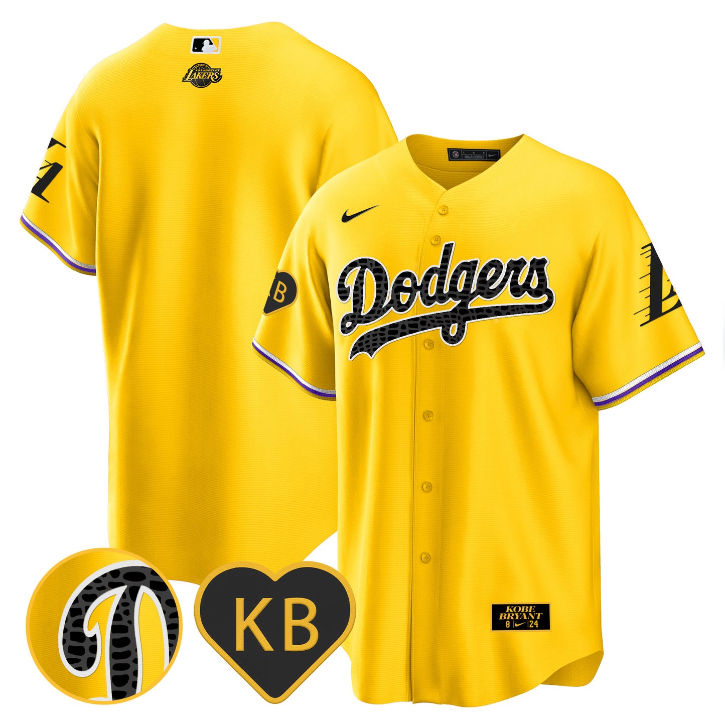 Dodgers 2024 Mamba Baseball Jersey - All Stitched