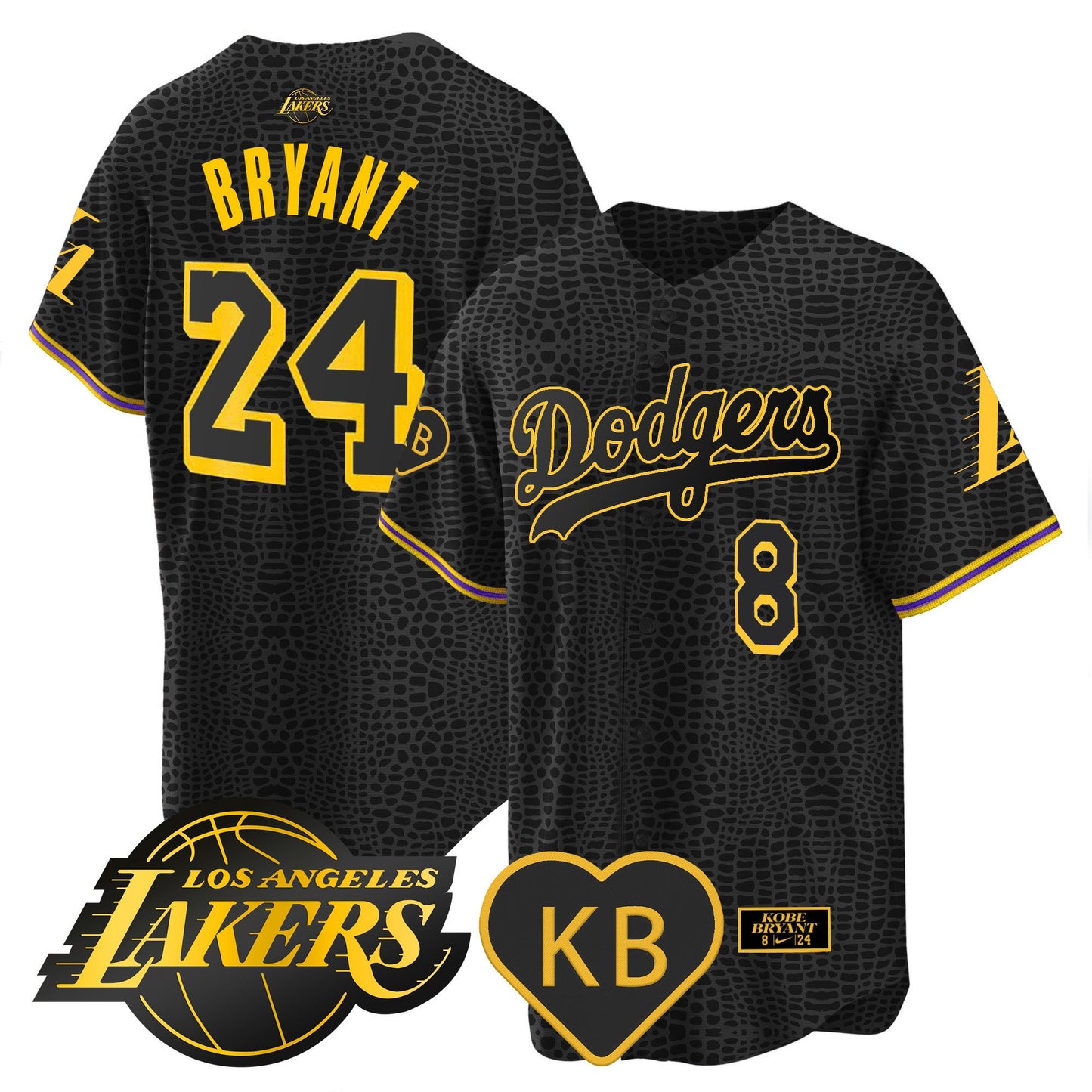 Dodgers 2024 Mamba Baseball Jersey - All Stitched