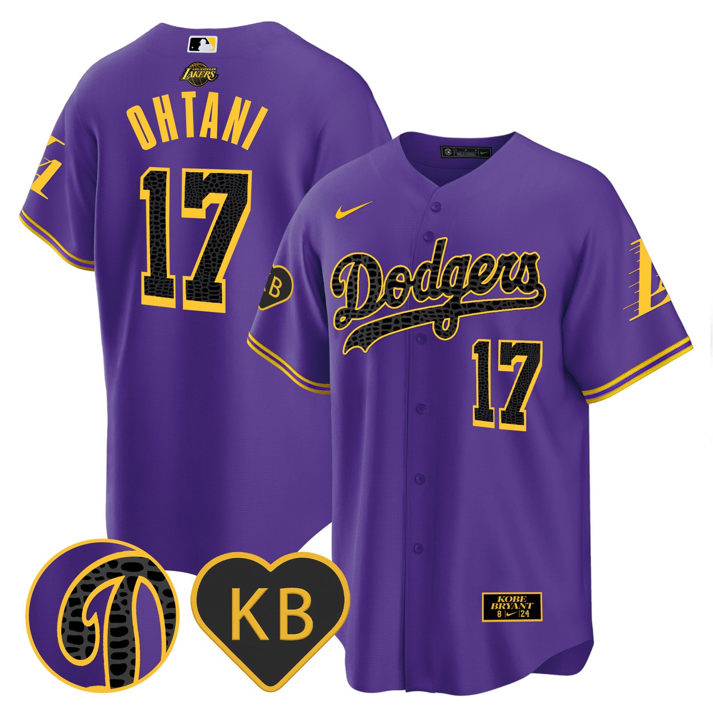 Dodgers 2024 Mamba Baseball Jersey - All Stitched