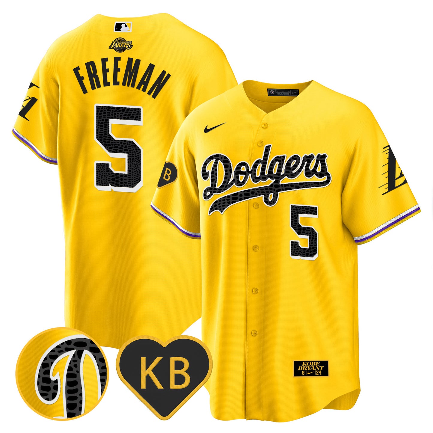 Dodgers 2024 Mamba Baseball Jersey - All Stitched