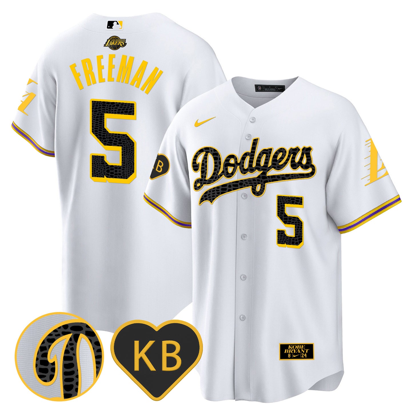 Dodgers 2024 Mamba Baseball Jersey - All Stitched