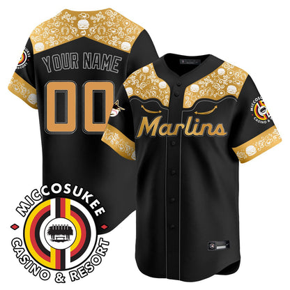 Men's Miami Marlins Mystery Edition Jersey - All Stitched