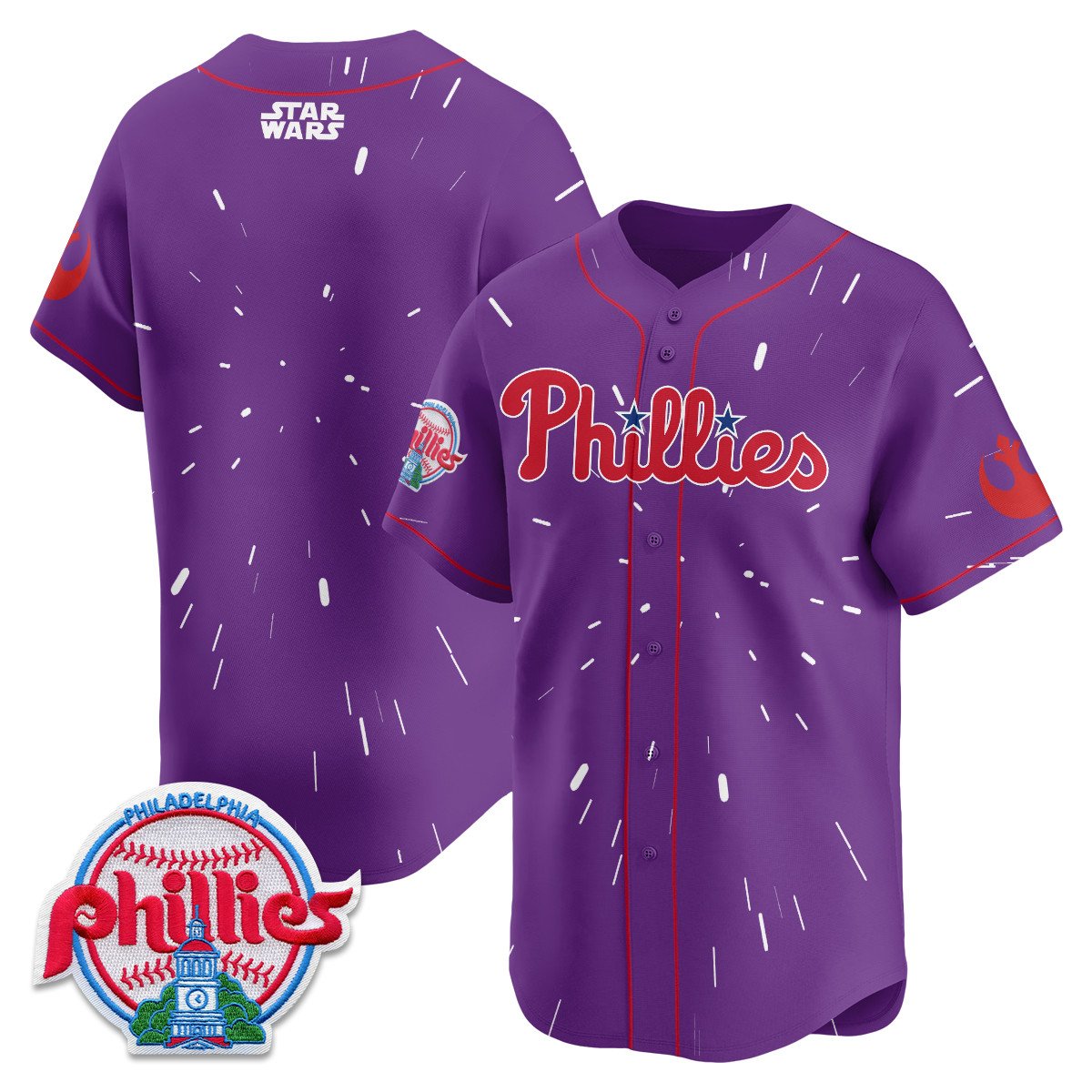 Men's Phillies Star Wars Night Jersey