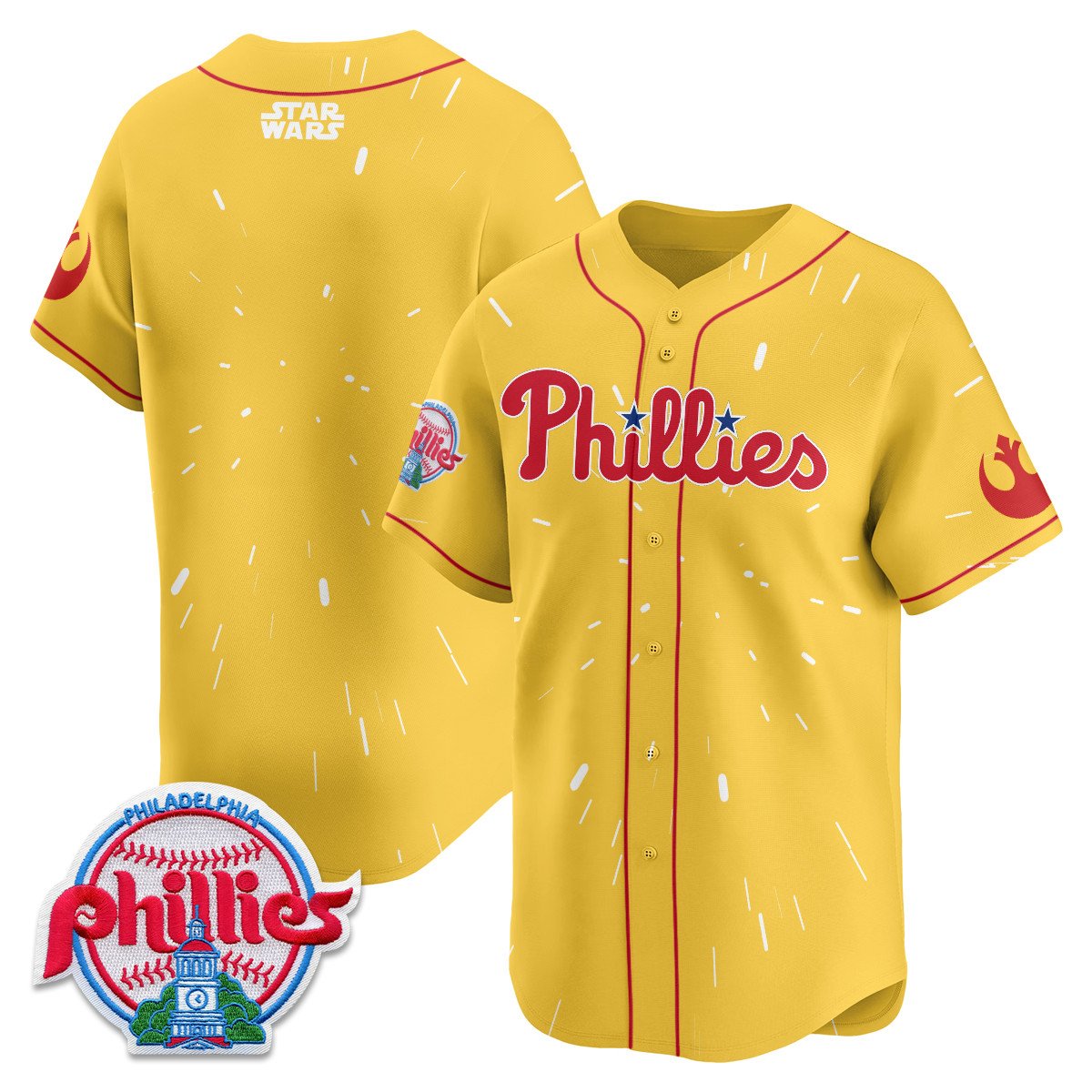 Men's Phillies Star Wars Night Jersey