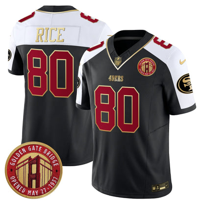 49ers Golden Gate Bridge Patch Vapor Limited Jersey - All Stitched